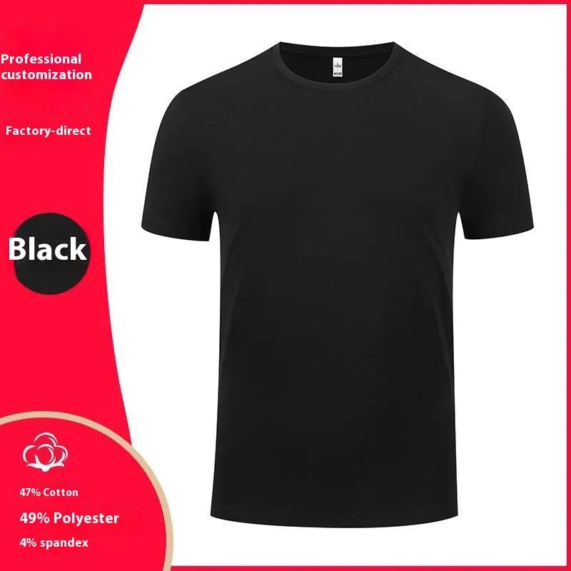 Men's washed cotton round neck T-shirt in straight fit with short sleeves, shown in multiple solid colours