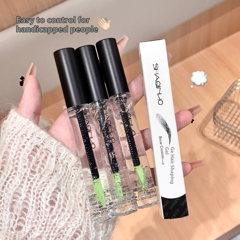Transparent raincoat for eyebrow shaping, waterproof and sweat-resistant polyvinyl chloride poncho with standard sizing for professional brow treatments and salon use in clear material, S9032 single style design.