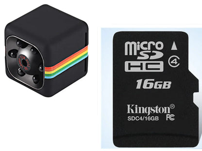 SQ11 Mini Camera with 1080P HD video, night vision, and infrared recording for capturing high-quality footage