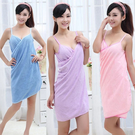 Stylish and versatile beach towel dress in various colors, ideal for drying off and looking fabulous at the beach or pool