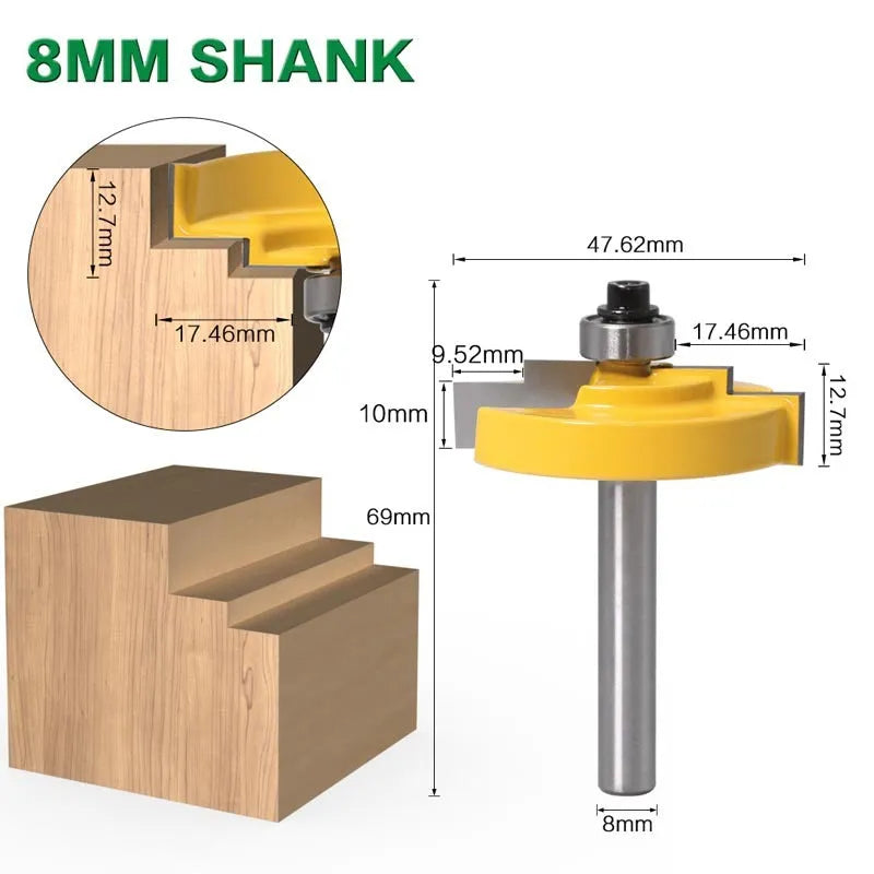 Door and window step knife woodworking cutter with carbide blade and round handle