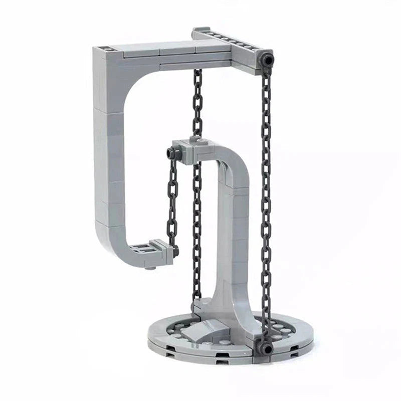 Anti-gravity tension balance building blocks for creative play