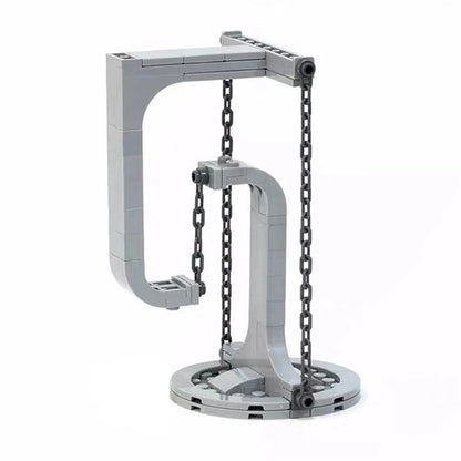 Anti-gravity tension balance building blocks for creative play