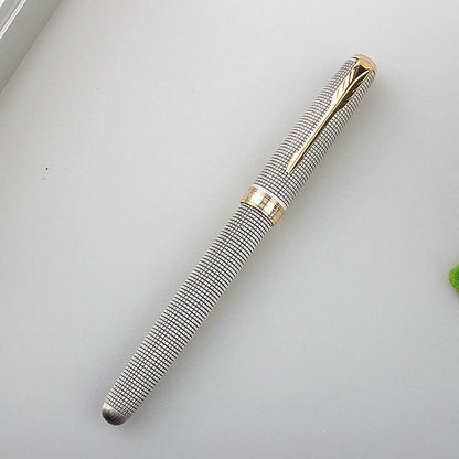 Stainless steel ballpoint pen with 0.5mm nib in a selection of colours including black and silver.