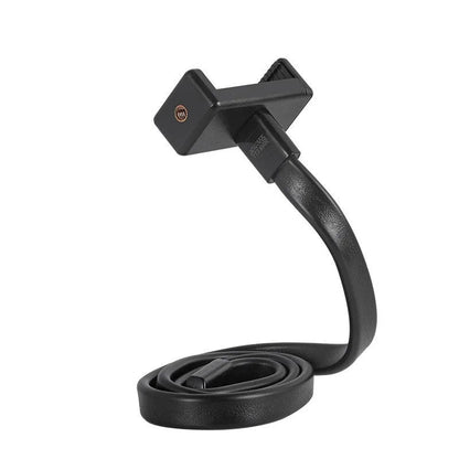 Flexible adjustable hose phone holder with phone clip for live broadcast shooting