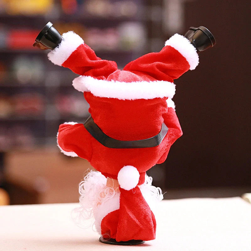 Electric Music Santa Claus Toy with technology sense lamp and festive details