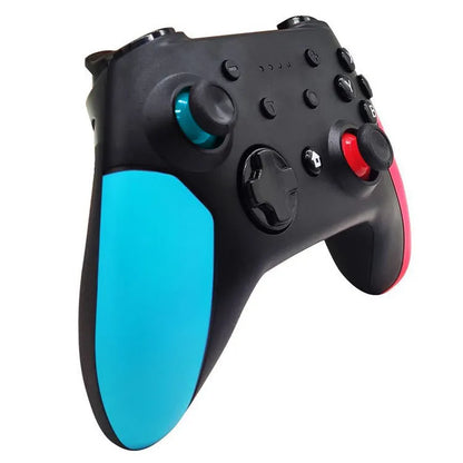 Switch Bluetooth gamepad controller in blue and red colours