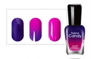7ml oily warming nail polish bottle in a selected shade from W01 to W33, 33 colour options