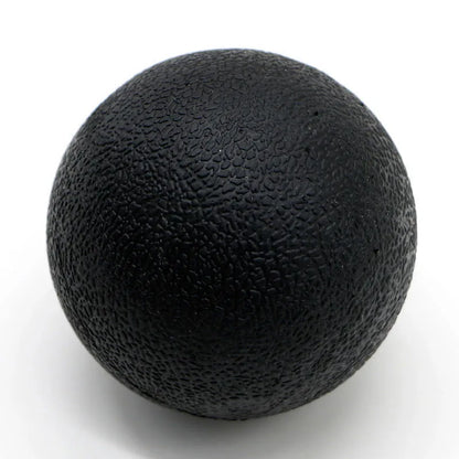 Green TPE yoga massage ball with 6.1 cm diameter for muscle relaxation