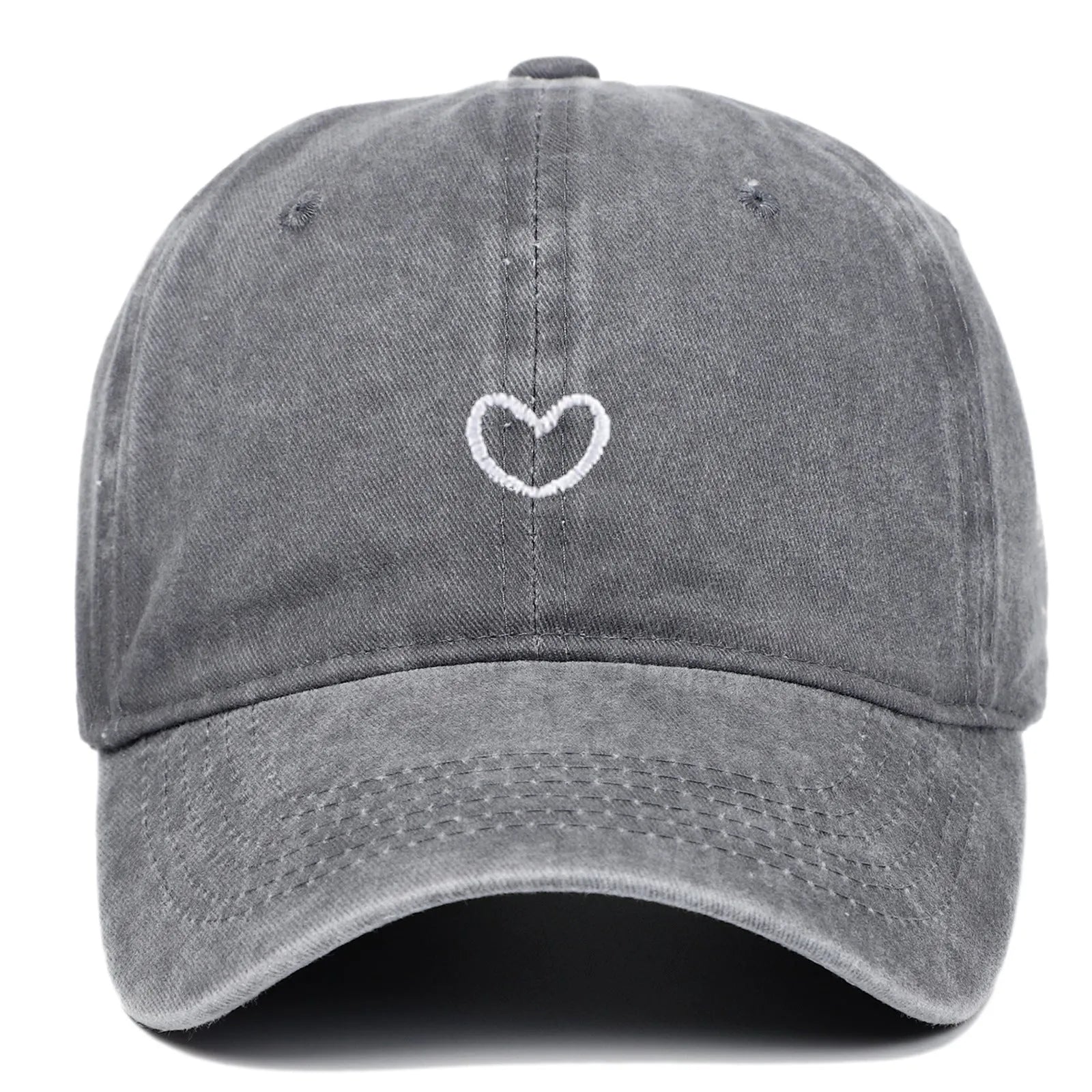 Retro-style baseball cap with colourful machine embroidery on a soft cotton dome crown, shown in a wine red colour.