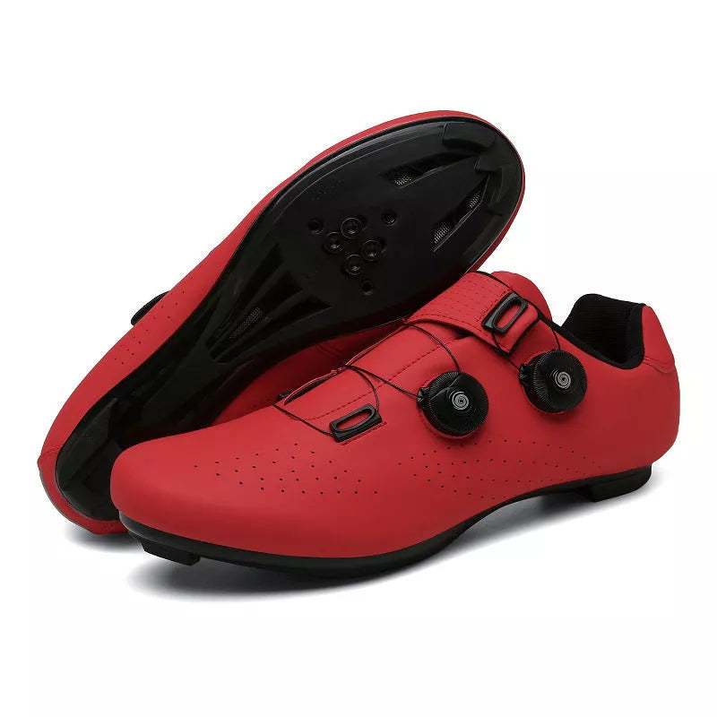 Road bike shoes with built-in lock for secure cycling