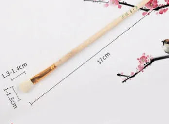 Wool brush painting pen with soft head for watercolour and oil painting with ceramic tracing
