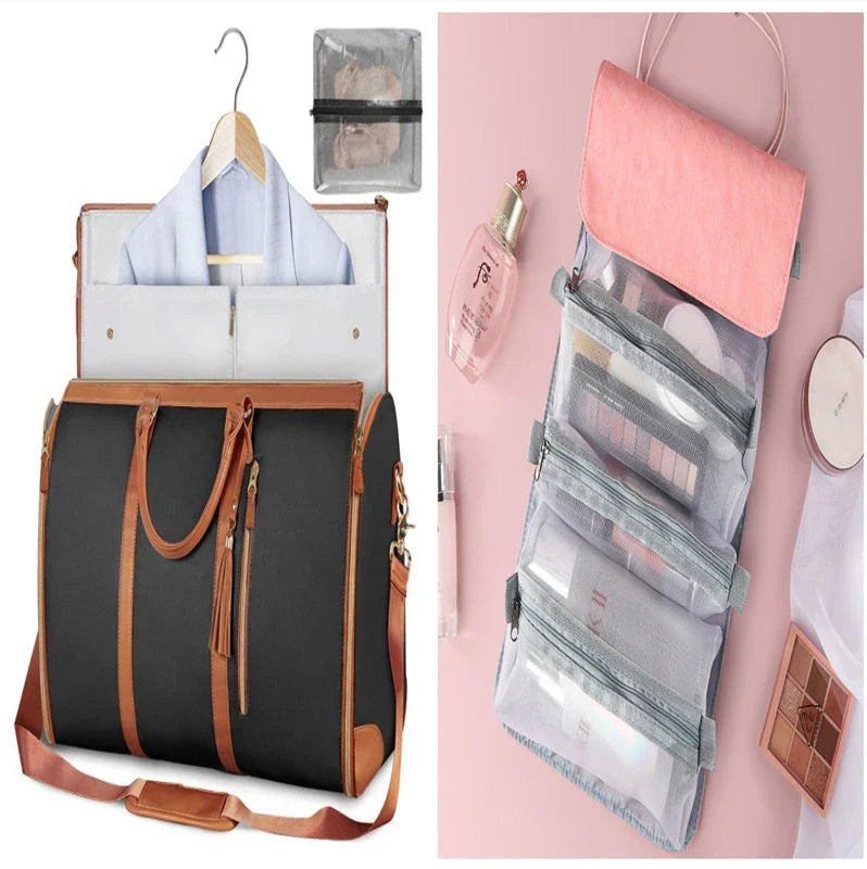 Stylish and durable carry-on travel bag with convenient organization pockets and versatile storage options