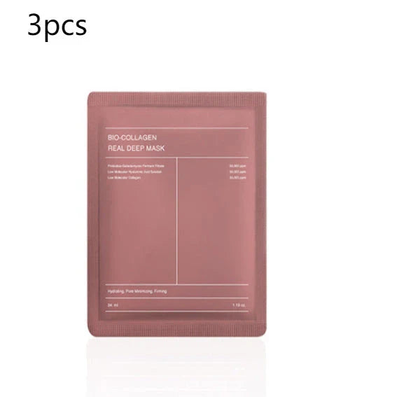 Rejuvenating collagen face mask for hydrating, firming, and brightening skin