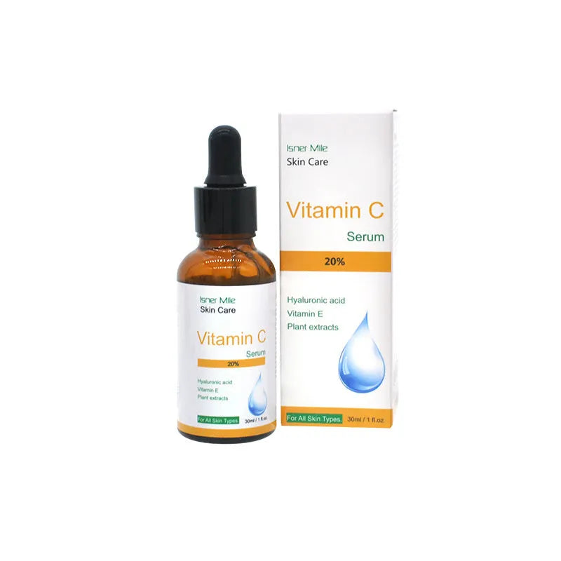 30ml vitamin C serum bottle for dull, uneven skin tone skincare