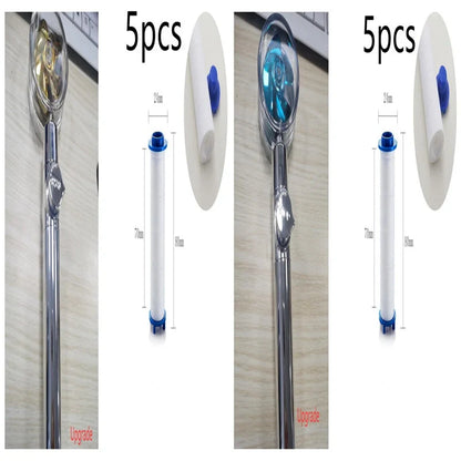 Turbo Propeller Shower Head with 360° fan extension and holder for a luxurious shower experience