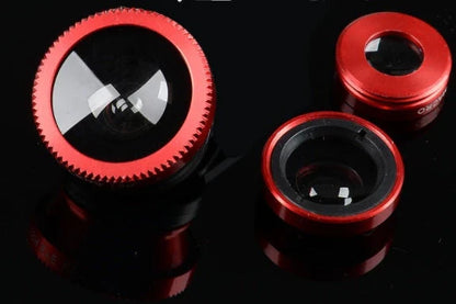 Premium mobile phone wide-angle lens kit with versatile fisheye and macro lens functions