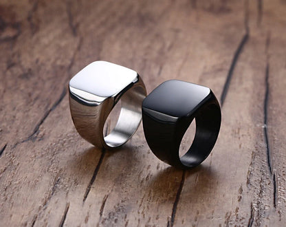 Jinshengfeng Jewellery Ring with Adjustable Lighting in Three Colours: Gold, Black, and Silver