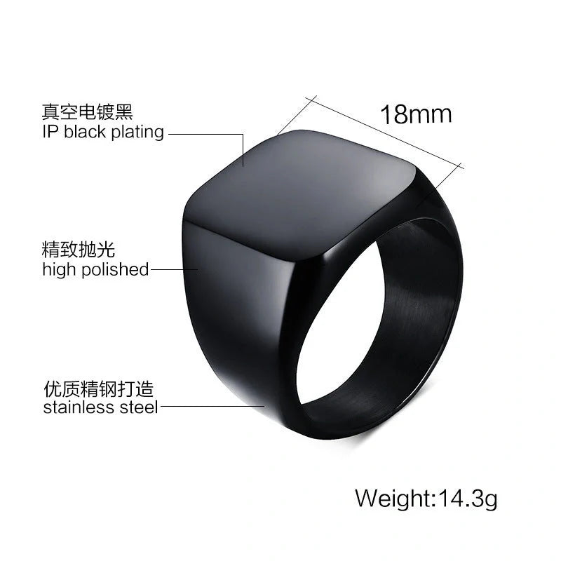 Jinshengfeng Jewellery Ring with Adjustable Lighting in Three Colours: Gold, Black, and Silver