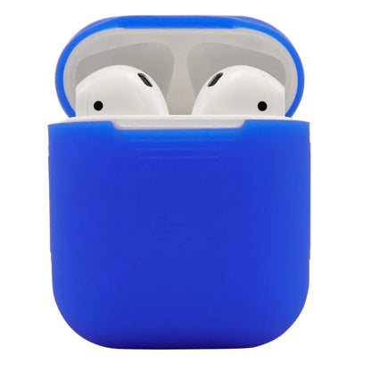 Silicone protective cover for AirPods 2 wireless earbud case in various colours