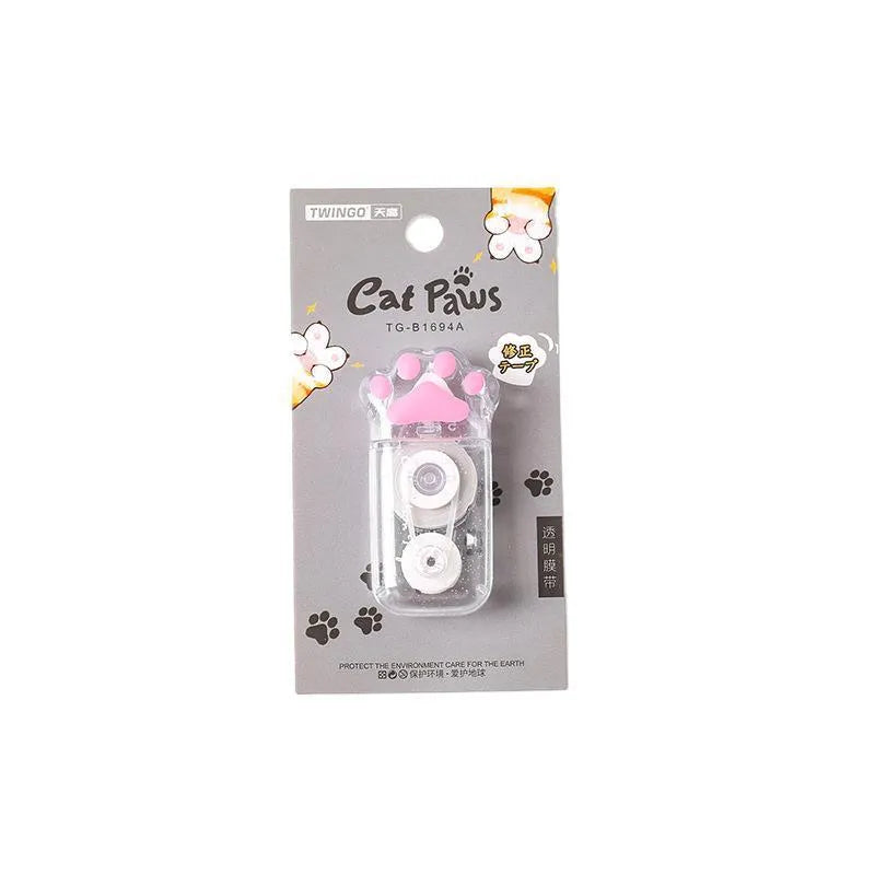 Cat claw correction tape roll with 5mm width, 6m length, in protective plastic shell