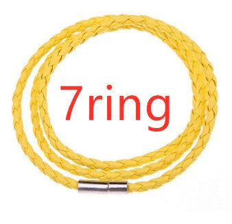 A personalized leather bracelet with engraved beads, a thoughtful gift for men