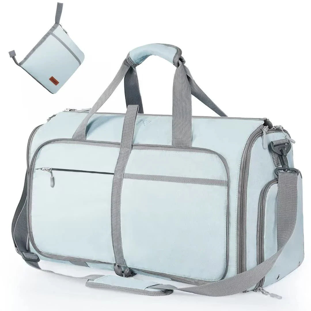 Stylish and durable carry-on travel bag with convenient organization pockets and versatile storage options