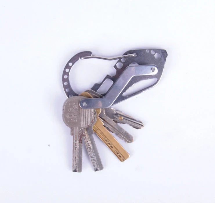 Durable outdoor key clip with bottle opener for adventurers