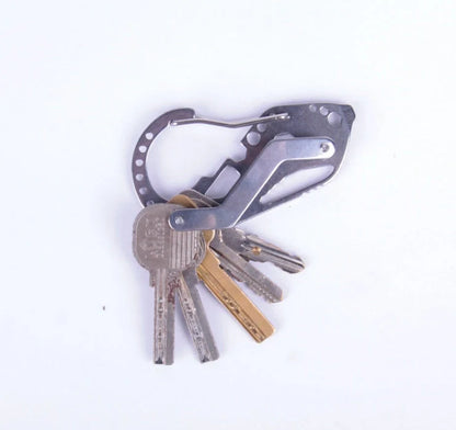 Durable outdoor key clip with bottle opener for adventurers