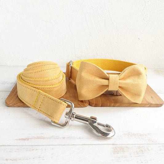 Nala durable polyester dog collar and leash set in vibrant colours