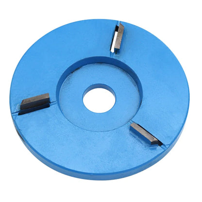 Meterk six-tooth wood carving disc for angle grinders with 16mm aperture and 90mm diameter