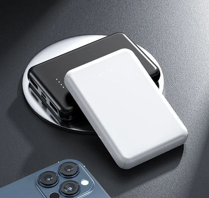 Black electric heating vest power bank with USB port and compact design