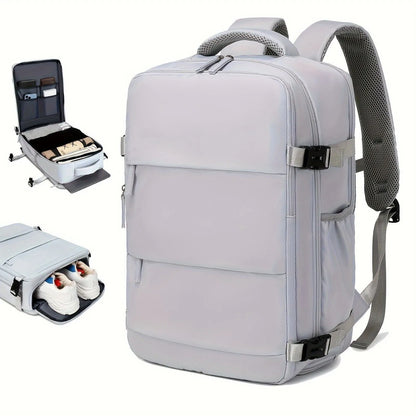 Large multifunctional men's luggage backpack in nylon with 20-35L capacity for travel