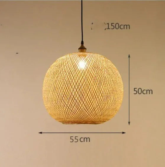 Pastoral style chandelier available in diameters from 20cm to 55cm with three-head configuration options