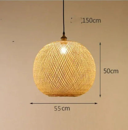 Pastoral style chandelier available in diameters from 20cm to 55cm with three-head configuration options