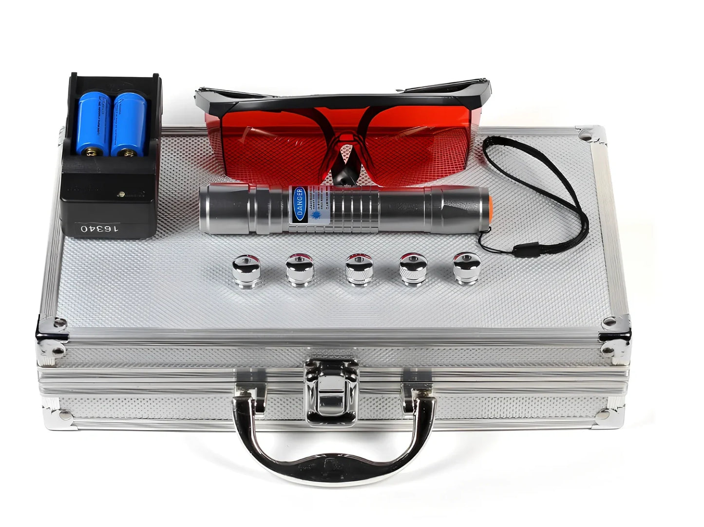 Blue light therapy device with 12 LED bulbs and silicone face mask for skin treatment
