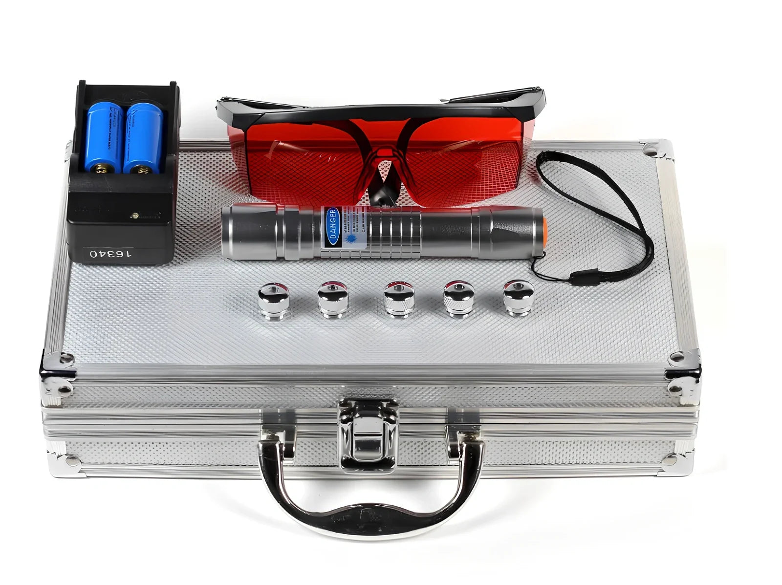 Blue light therapy device with 12 LED bulbs and silicone face mask for skin treatment