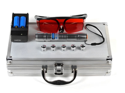 Blue light therapy device with 12 LED bulbs and silicone face mask for skin treatment