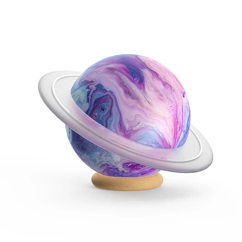 Portable Bluetooth Atmosphere Speaker with Luminous Earth Design - Delivers Rich Soundscape, Mesmerizing Lighting, and Compact Portability
