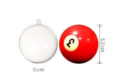Eco-friendly PS plastic decorative hanging balls for crafts, decorations, and gifts