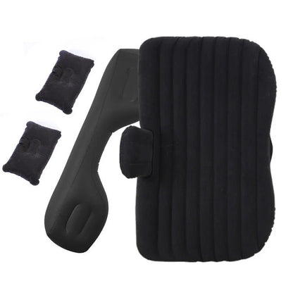 Premium car air mattress with soft, skin-friendly flocking material for comfortable on-the-go sleeping