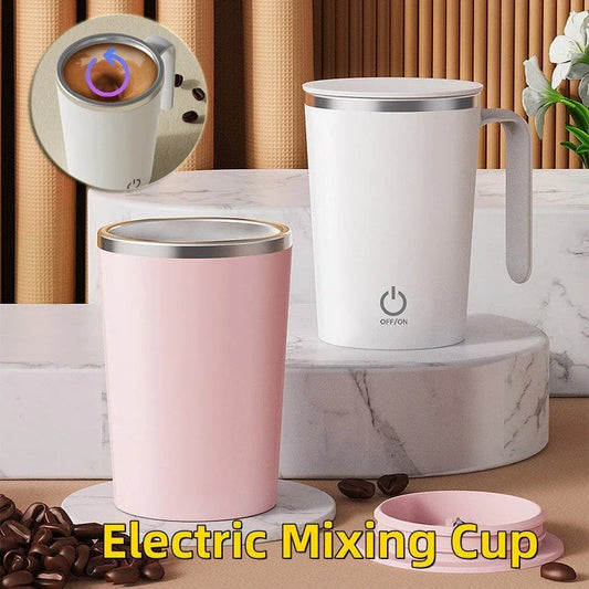 Automatic Electric Stirring Cup for Warm Beverages - Effortless Blending and Temperature Control
