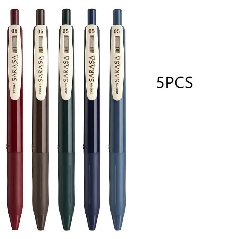 Press The Water 0.5mm bullet tip gel pen in retro colour options