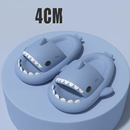 Cozy shark-themed slippers made of premium EVA material for indoor and outdoor wear