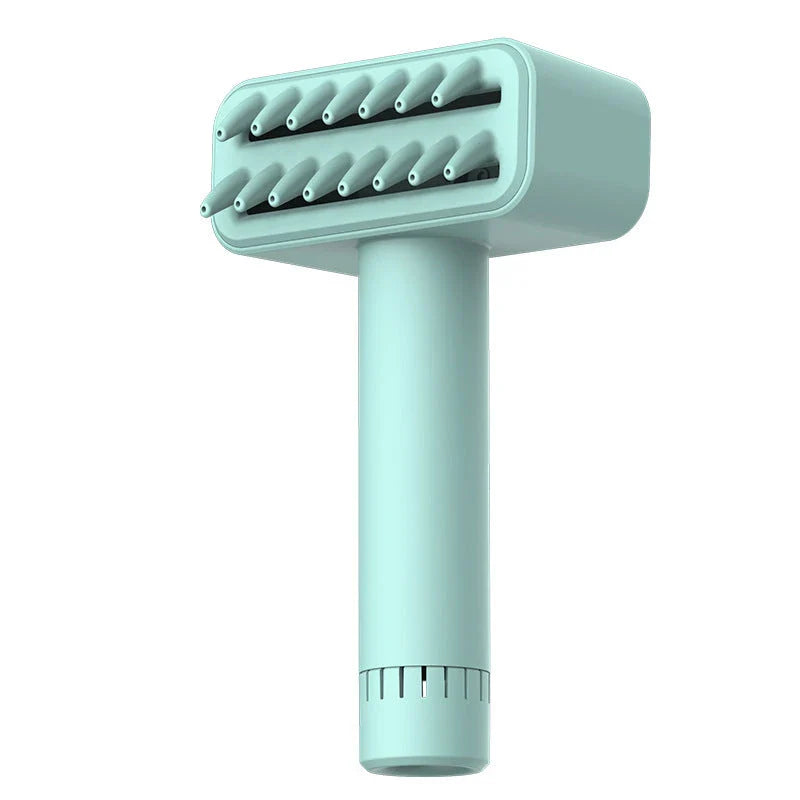 Wireless electric pet grooming comb with features to efficiently remove fleas, mites, and lint from your pet's coat