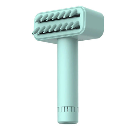 Wireless electric pet grooming comb with features to efficiently remove fleas, mites, and lint from your pet's coat