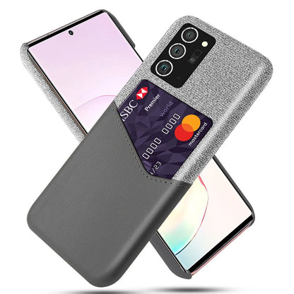 Samsung leather mobile phone case with calf pattern cloth texture in multiple colour options