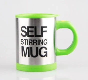 Automatic Stirring Electric Mug in various colors with 400ml capacity and leak-proof design