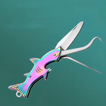 304 stainless steel toothpick knife showing compact 8.5cm design with non-slip grip