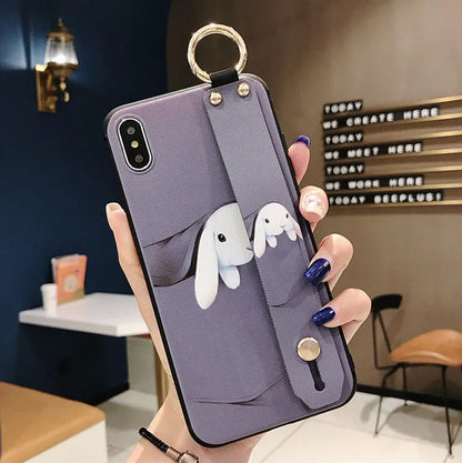 Samsung Galaxy TPU phone case with integrated bracket in a simple back cover design.